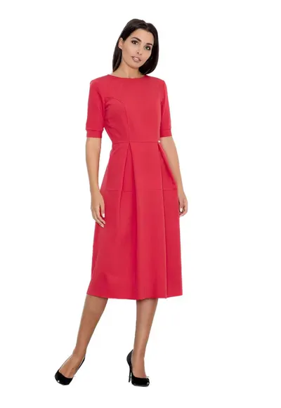 Rochie de seara dama Guimones M553 rosie - Rosu stins
