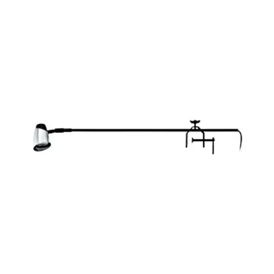 Display luminaire Clamping device 35W GU10 black IP20