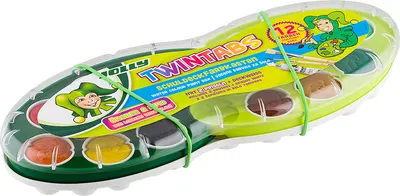 Vopsele acuarele JOLLY Twintabs – Paleta, 12 culori