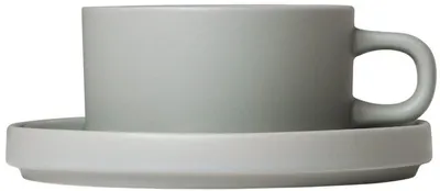 Set 2 cești de ceai Blomus - Pilar, 170 ml, gri deschis
