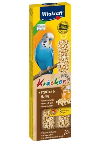 Vitakraft Baton Perus Popcorn/Miere 2 buc 60 g