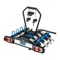 Suport pentru 4 biciclete, Cruz Pivot R3 940-516, cu prindere pe carligul de remorcare, 13 pini