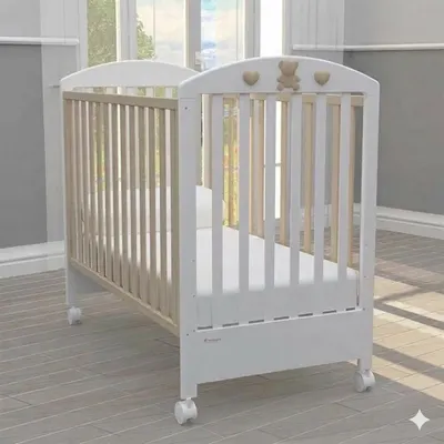 Patut pentru bebeluși Bambino Casa - Bella, Naturale-Tortora