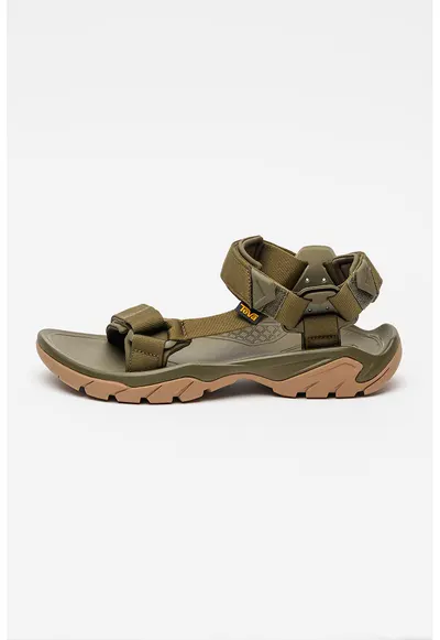 Sandale cu inchidere velcro Terra - Verde masliniu