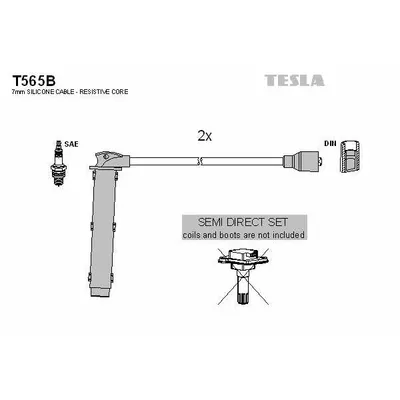 Set cablaj aprindere TESLA T565B