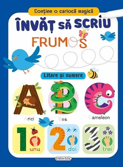 Învăț să scriu frumos. Litere și numere - Paperback - ***