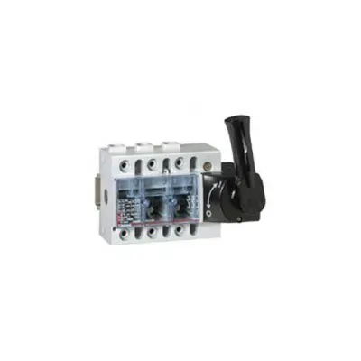 Separator rotativ cu fuzibile - 160 A - 3P - front handle, negru - 7.5 module