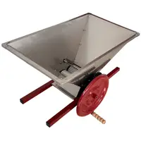 Zdrobitor struguri manual ZSM-50S cu agitator cuva INOX 50 L, 500-600 Kg/h