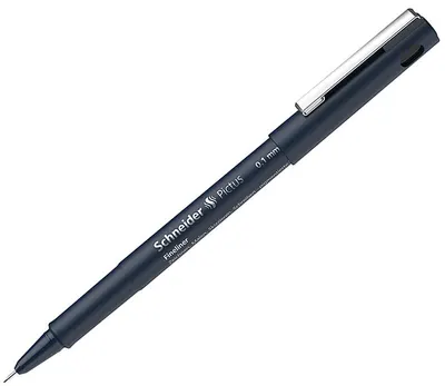 Liner Schneider Pictus - 0.1 mm, negru