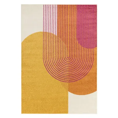 Covor galben-portocaliu 80x150 cm Muse Orange Retro – Asiatic Carpets