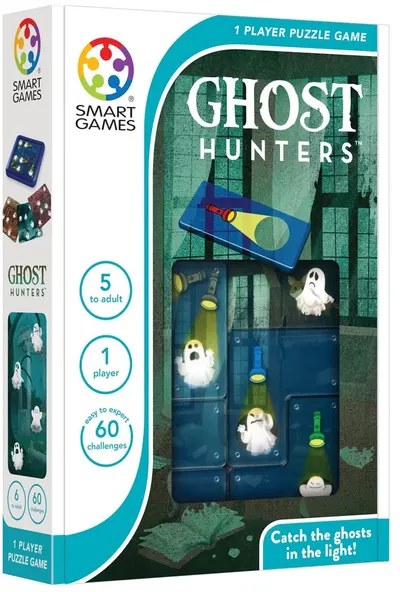 Joc de logică pentru copii Smart Games Compact - Vanatori de fantome