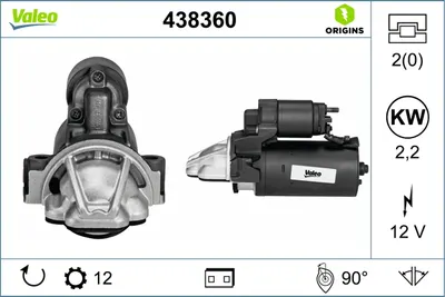 Electromotor (12v, 2,2kw) Potrivit Citroen Jumper Ii; Fiat Ducato; Ford Ranger, Tourneo Custom V362, Transit, Transit Custom V362, Transit Tourneo, Transit V363 2.2d 2.4d 3.2d 04.06