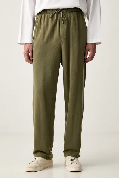 American Vintage pantaloni de trening pentru bărbați din bumbac