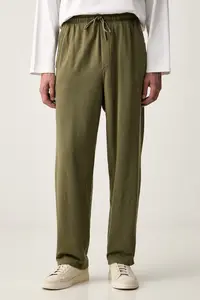 American Vintage pantaloni de trening pentru bărbați din bumbac