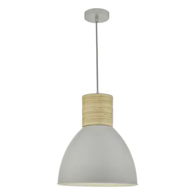 Lampa suspendata Adna Pendant Grey & Wood