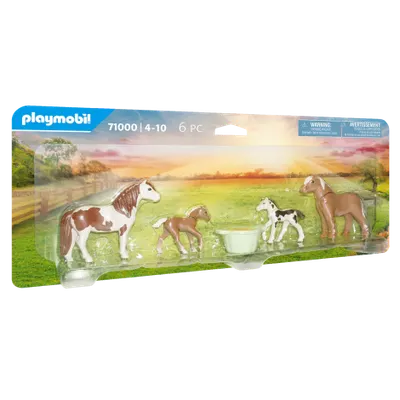 Set 2 cai islandezi cu manji 71000 Playmobil