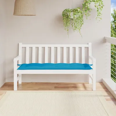 Gossi perna de banca, albastru deschis, 150x50x7 cm, material oxford