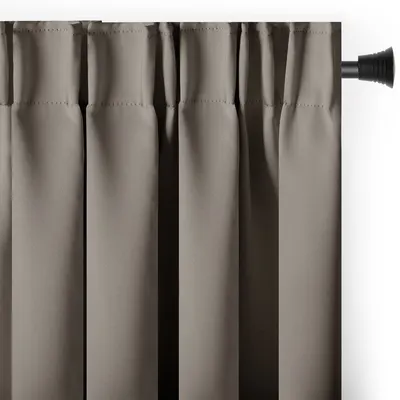 Draperie grej dimout (semi-opacă) 140x175 cm Kierra – Restilo