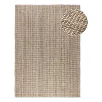 Covor taupe din iută 80x150 cm Bouclé – Hanse Home