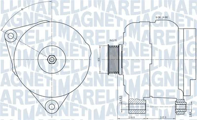 Alternator (14v, 120a) Potrivit Opel Astra G, Astra G Classic, Astra H, Astra H Classic, Combo Tour, Combo Minivan, Corsa C, Corsa C Hatchback, Meriva A, Tigra; Renault Megane Ii 1.2-1.6 02.98