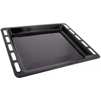 Tava de Copt Emailata pentru Aragaz, Inalta, 45.6 x 36 x 5 cm, Neagra, Emailul Medias