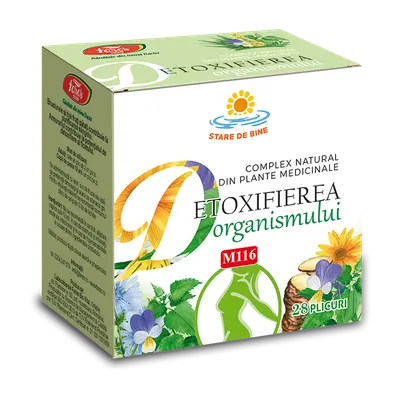 Detoxifierea organismului M116, 28 plicuri, Fares