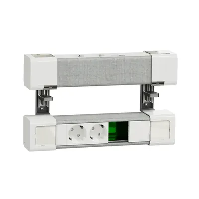 Unica system - DU L 2xDE SOUSBA/C (RJ under)-alb/G