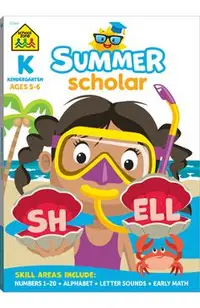 School Zone Kindergarten Summer Scholar Workbook