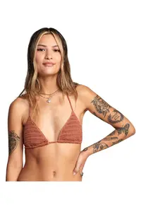 Costum de baie dama Camille Rowe - triunghiular - maro - Maro