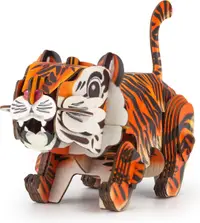 Puzzle 3D 45 piese - Build 'n' Sound - Tigru