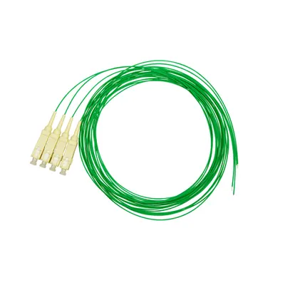 Pigtail SC, 50/125µm OM2, 2m, Easy Strip, verde, 4buc