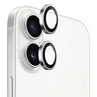 Folie de protectie Camera Spate Blueo Metal Frame pentru Apple iPhone 17, Sticla Securizata, Argintie