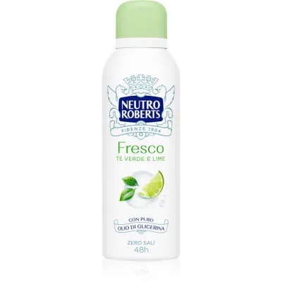 Neutro Roberts Tè Verde e Lime deodorant spray cu o eficienta de 48 h 50 ml