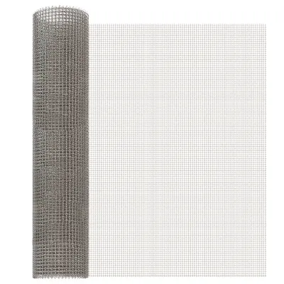 vidaXL Ecran din plasă 60 x 1000 cm 3 Mesh Oțel Inoxidabil 201