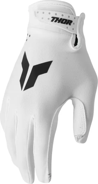 Manusi atv cross Thor Launchmode Red, culoare alb negru, marime XL