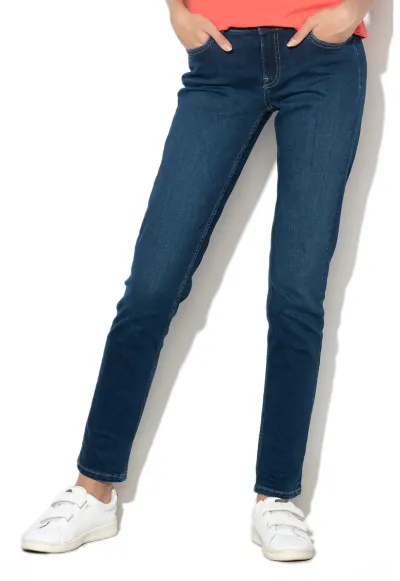 Blugi slim fit Katrina 359 - Albastru inchis