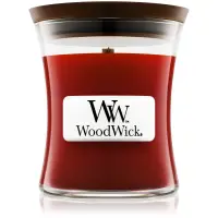 Woodwick Cinnamon Chai lumânare parfumată cu fitil din lemn 85 g