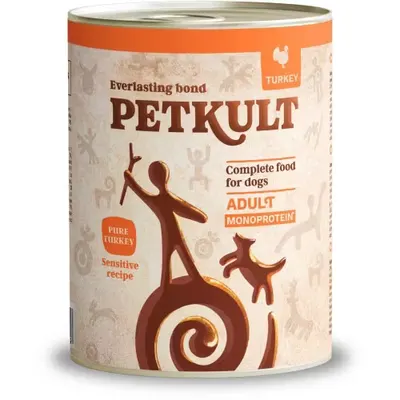Hrana Umeda Caini, Petkult Dog Sensitive Curcan si Cartof, 800 g