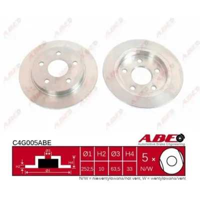 Disc frana ABE C4G005ABE