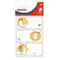 Set 9 etichete scolare, Herlitz, Llama