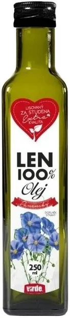 Ulei de in + Vitamina E, 250 ml, Virde