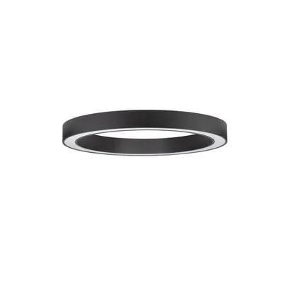 Plafoniera MORBIDO Nisipiu Negru Aluminiu & Acrylic LED 59 Wat 230 Volt 4283Lm CCT Dimabil 2700K - 4000K IP20 Remote Control Included - TUYA- Dimabil