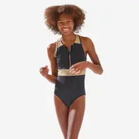 Costum de Baie Întreg Calysta 900 Surf Negru-Auriu Fete