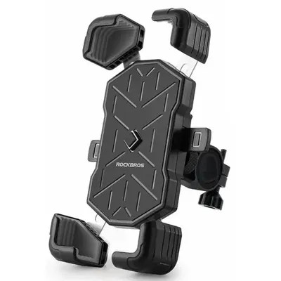 Suport pentru smartphone biciclete rotire 360°, compatibil 4,5-7,2 inch Gri