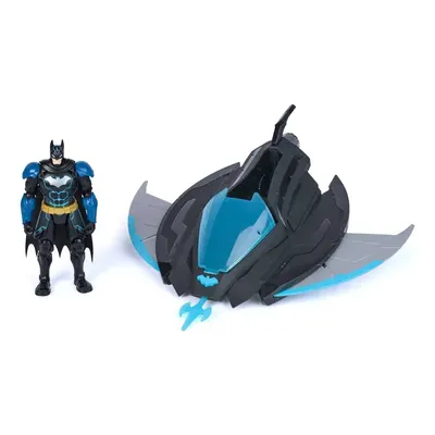 Figurina DC Batman Ninja Strike cu vehicul Batwing inclus