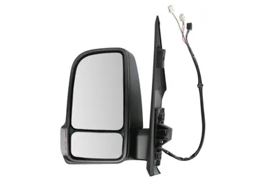 Oglinda laterala stanga electric, convex, cu incalzire, asistenta banda, scurt, rabatare electrica, semnalizator potrivit MERCEDES SPRINTER 907 910 eSprinter 06.18
