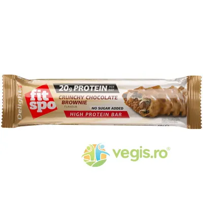 Baton Proteic Delight 31% Proteina Crunchy Chocolate Brownie 60g
