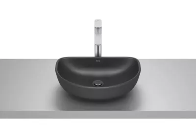 Lavoar Roca Optica A327C10080, montare pe blat, 45 x 30 cm, mat, Negru