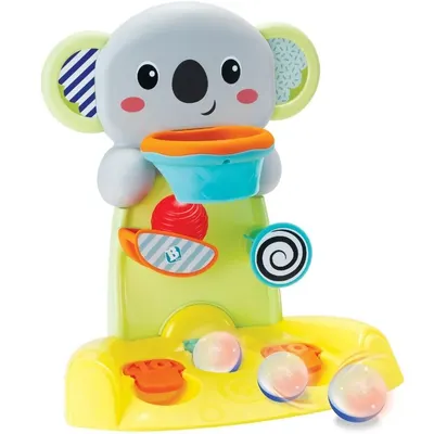 Jucărie pentru bebeluși Infantino B Kids – Coș cu biluțe, koala
