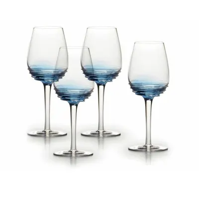 Set 4 pahare - Mikasa Swirl Cobalt